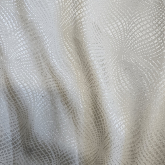 Love, Whit by Whitney Port ivory patterned single sleeve jumpsuit - Picture 11 of 12